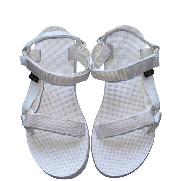 Teva Original Universal Sandals White Adjustable Lightweight  Comfort Size 10 - Picture 1 of 10